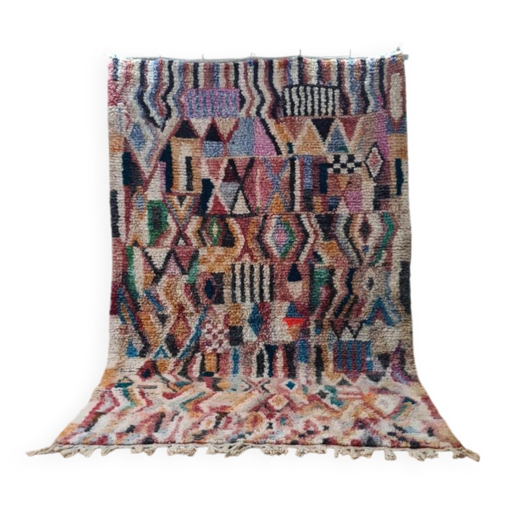 Handmade Berber wool rug Boujaad 250x150 cm