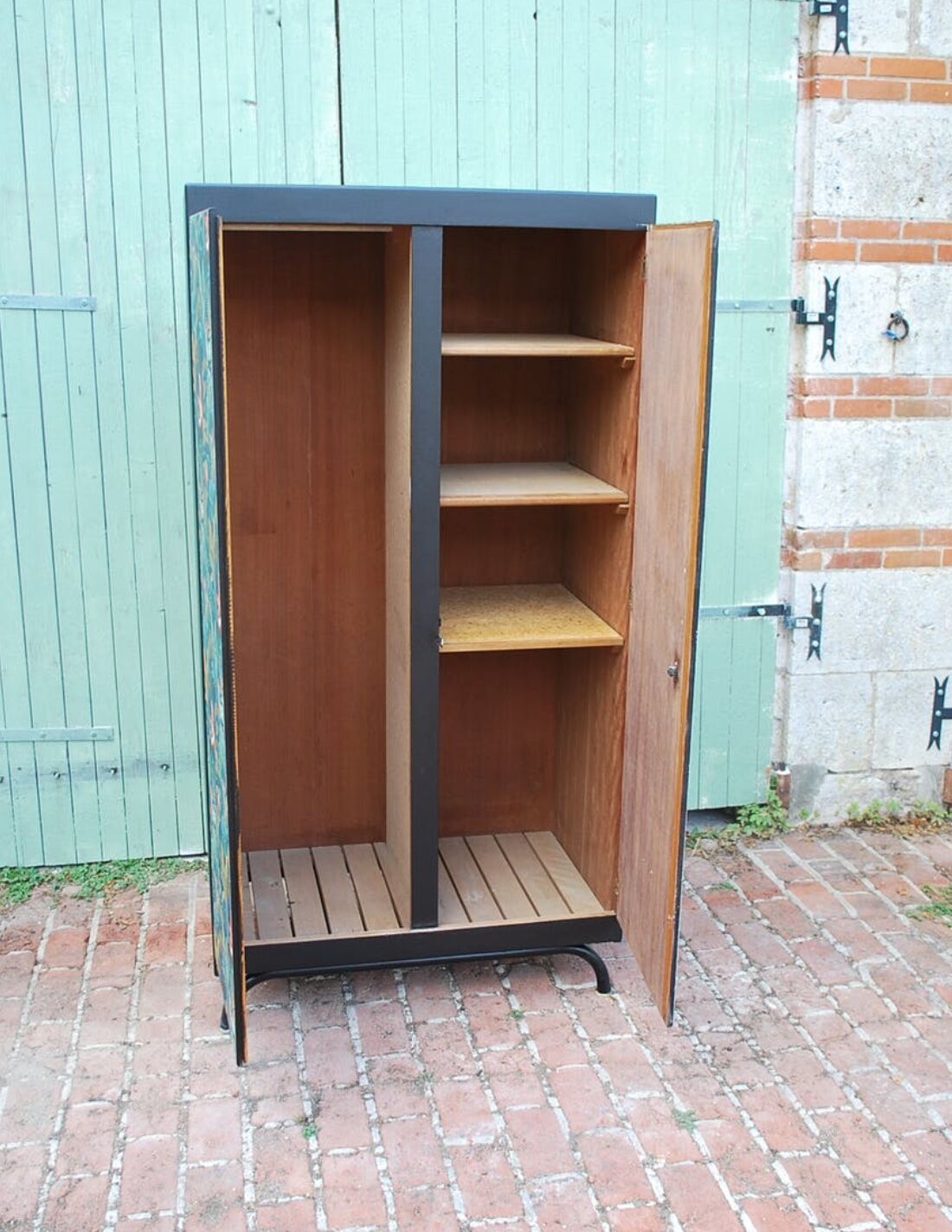 Renovated boarding school cabinet