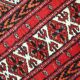 Vintage Pakistani carpet Lahore handmade 81cm x 145cm 1960s, 1C733