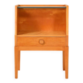 Table de chevet scandinave vintage en bouleau de fil.
