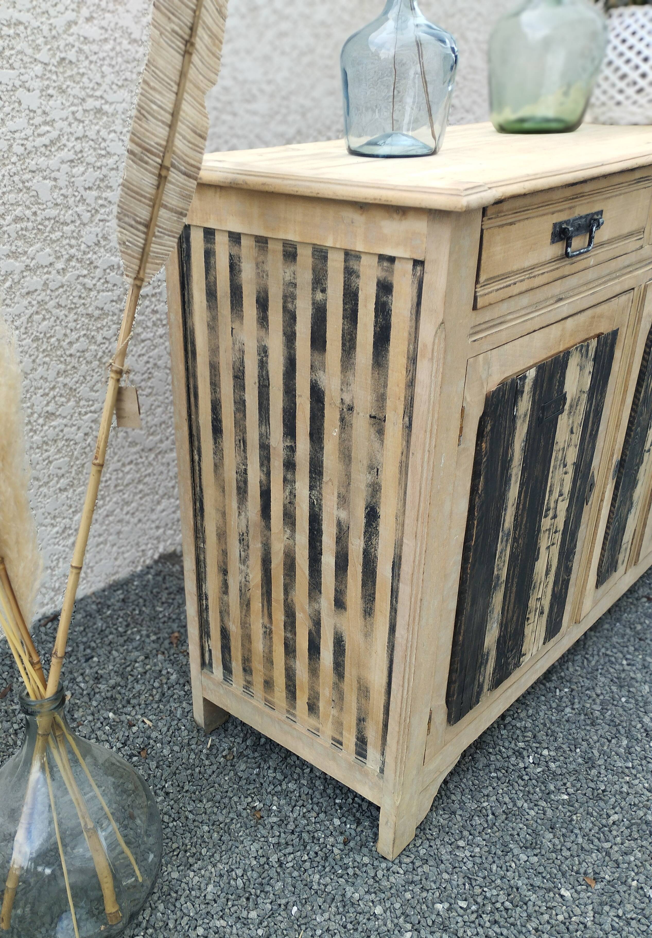 3-door wooden sideboard / Esprit Atelier furniture