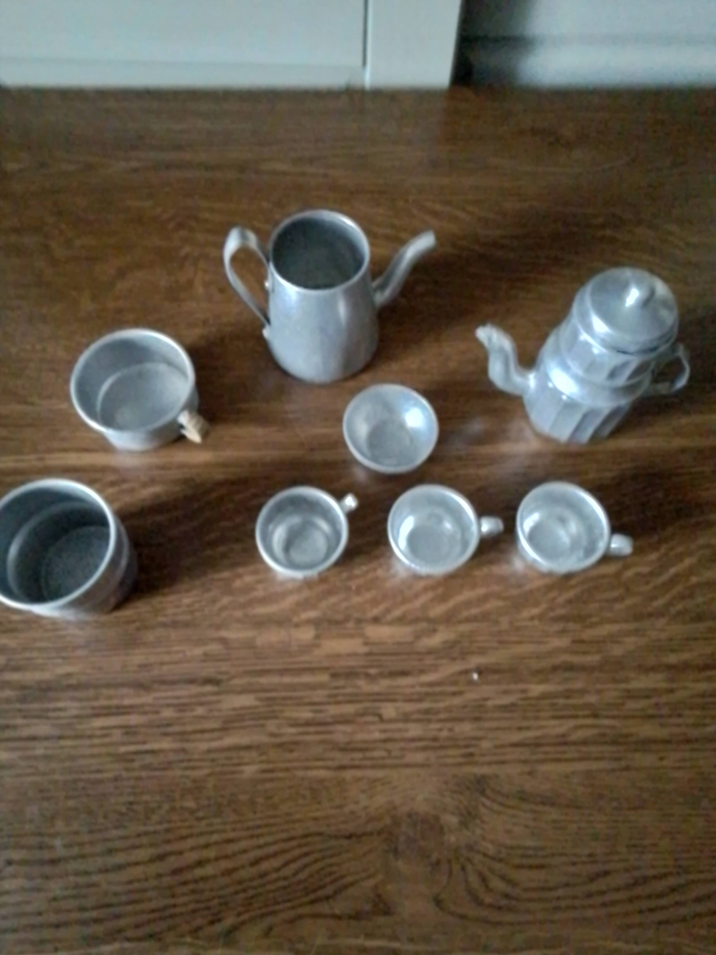 Vintage aluminum dinette set