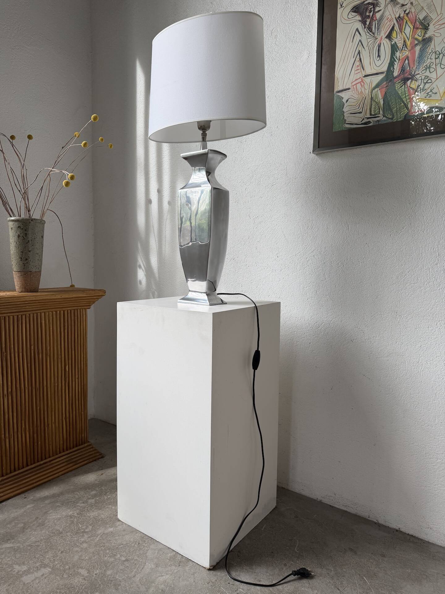 XL lamp made of aluminium 1980