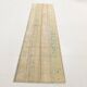 2x10 Vintage Brown & Cream Turkish Runner Rug, 80x306Cm