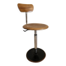 Tabouret industriel télescopique, Mirima, France vers 1950