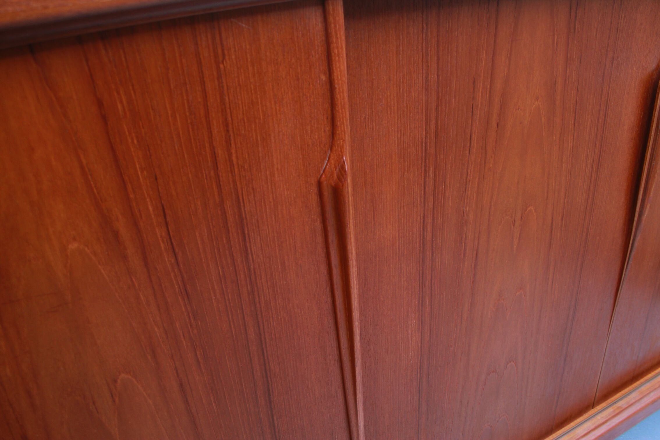 1960s teak sideboard Axel Christensen with sliding doors