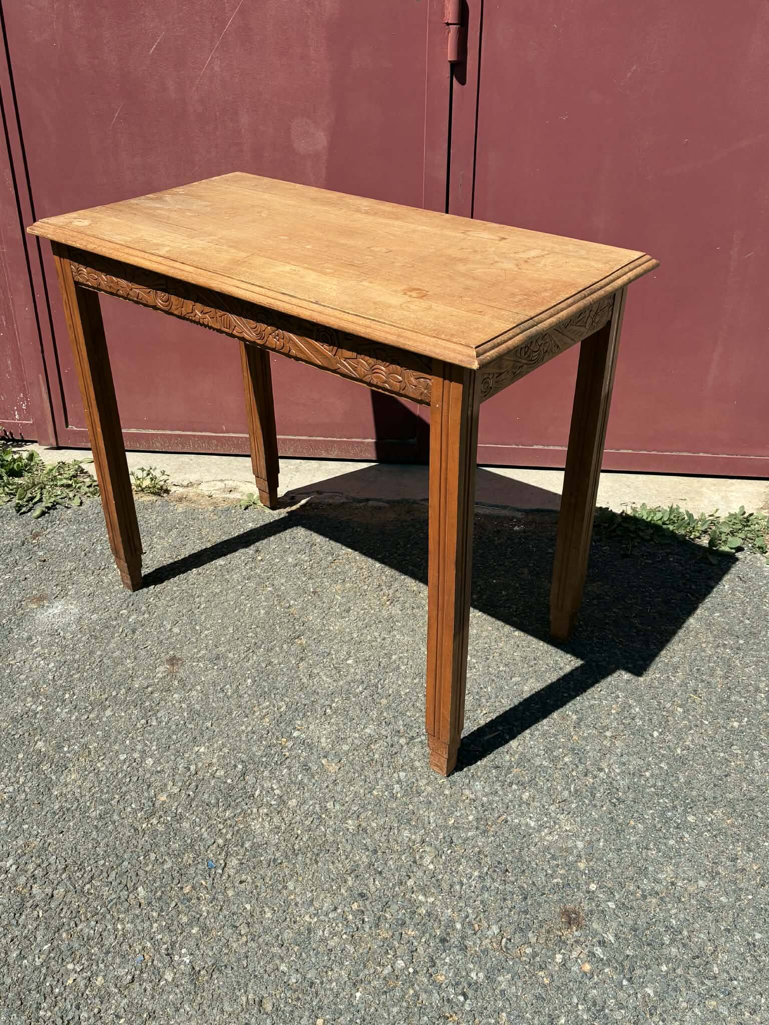 Beech side table