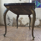 Bronze marble coffee table