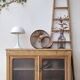 Art Deco glazed oak sideboard
