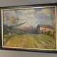 Tableau ancien provencal Sainte Victoire