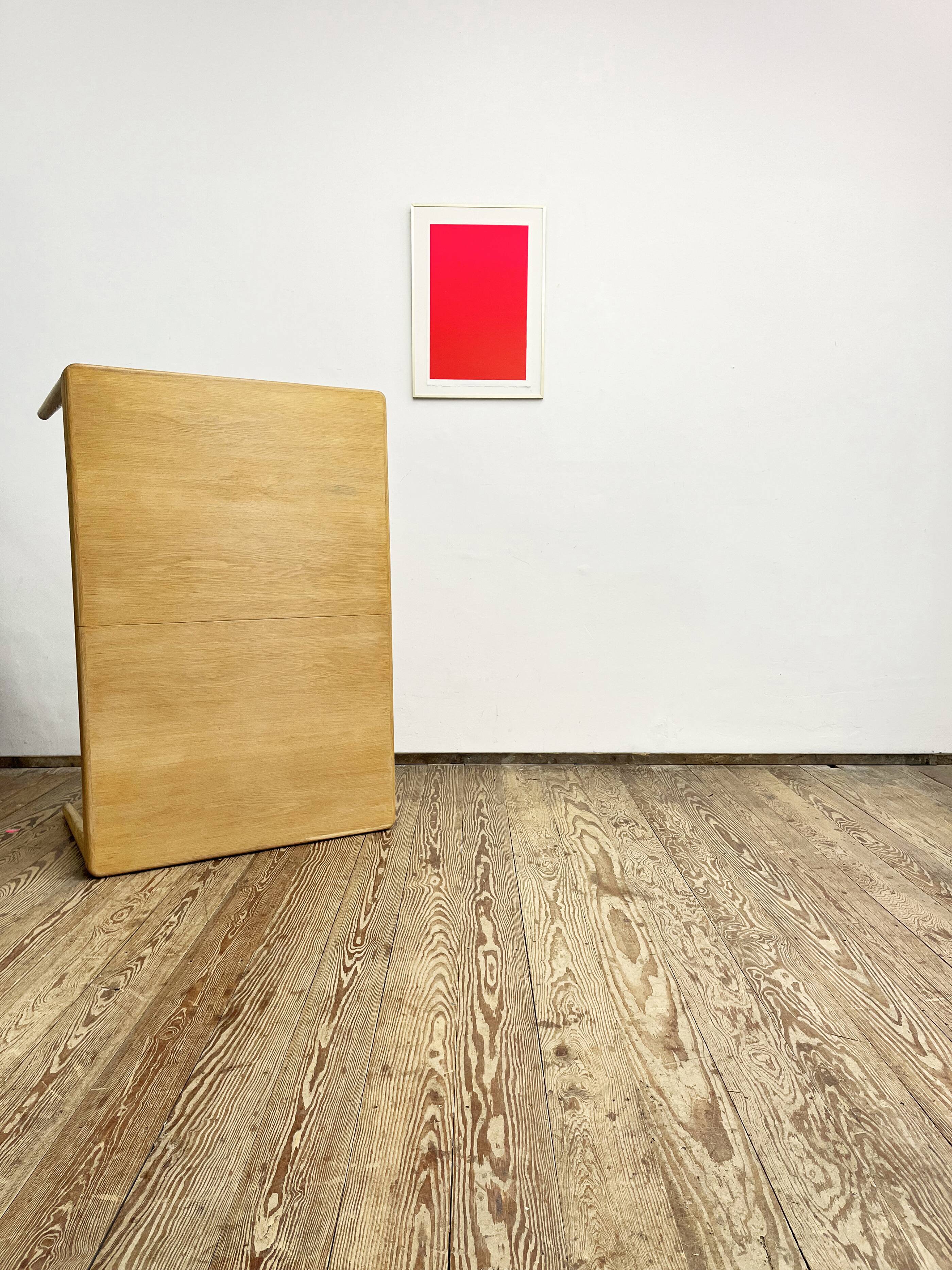 Mid-Century Modern Extendable Dining Table in Oak Wood by H.W. Klein for Bramin, 1960