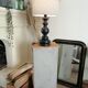 Vintage lamp wood 1980