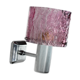 Vintage plexi pink sconce