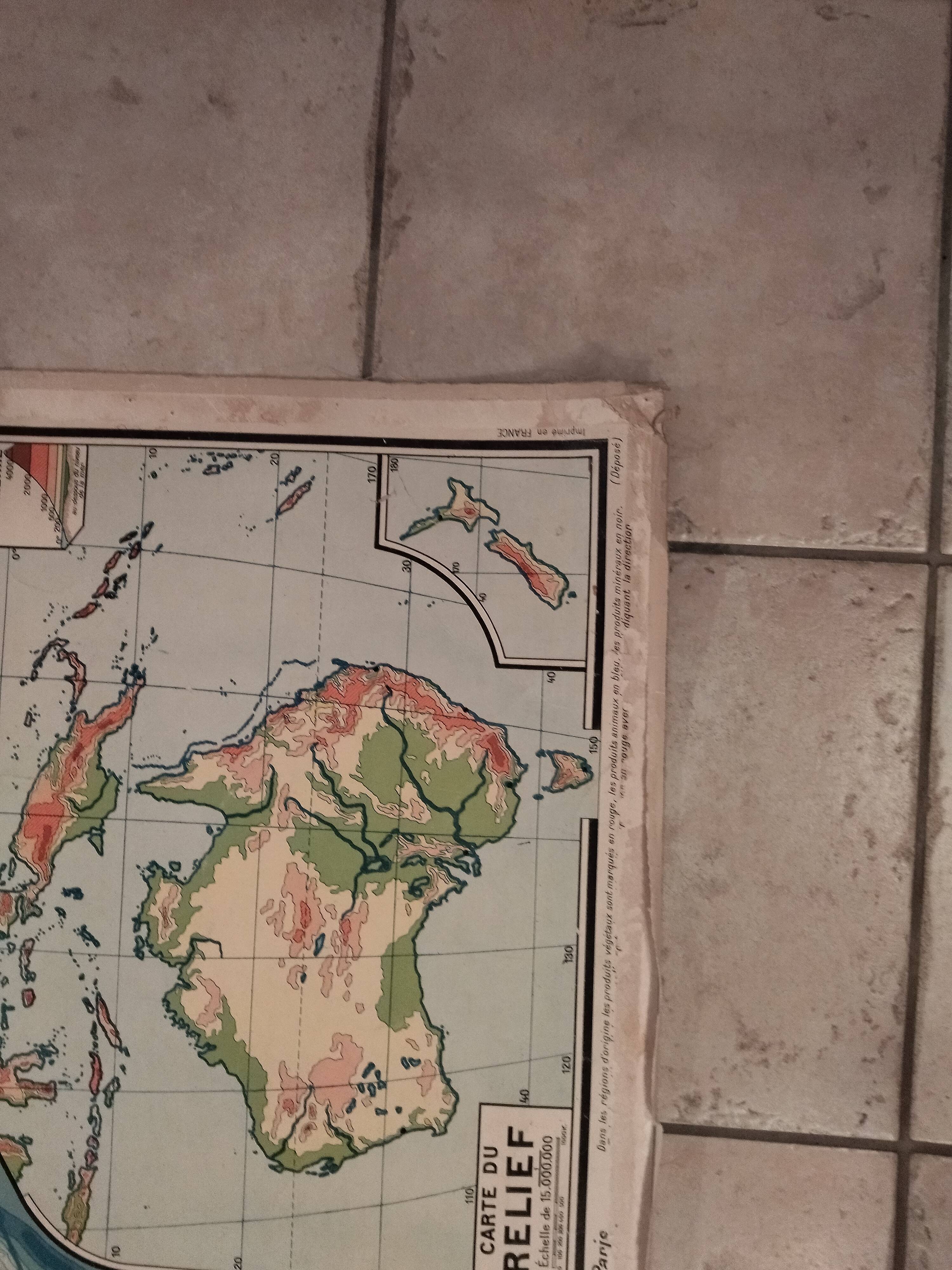 School map n° 23 oceania