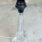 Pied de lampe à poser en cristal de Sèvres