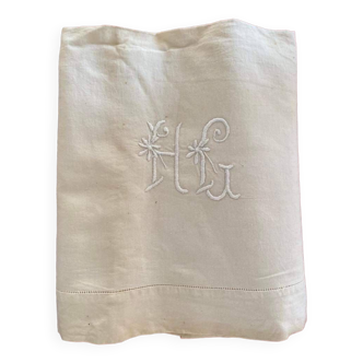 Drap en metis monogramme HG.