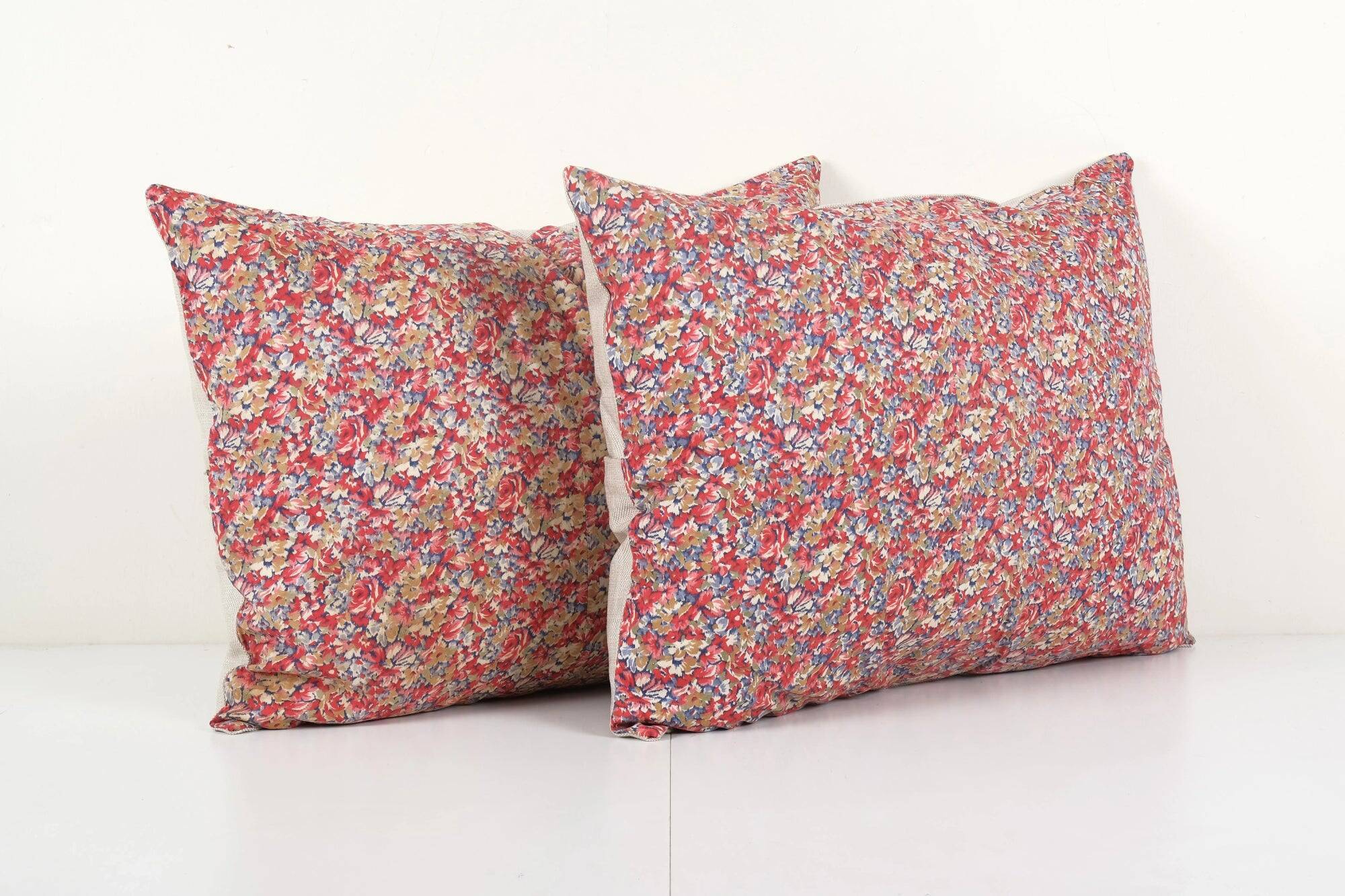 Set of 2 vintage Turkish cushion covers 61x41 cm