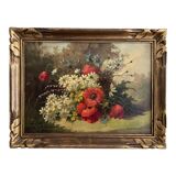 Old painting, oil on canvas