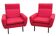 Paire fauteuil vintage pieds métal