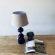 Vintage turned wooden lamp