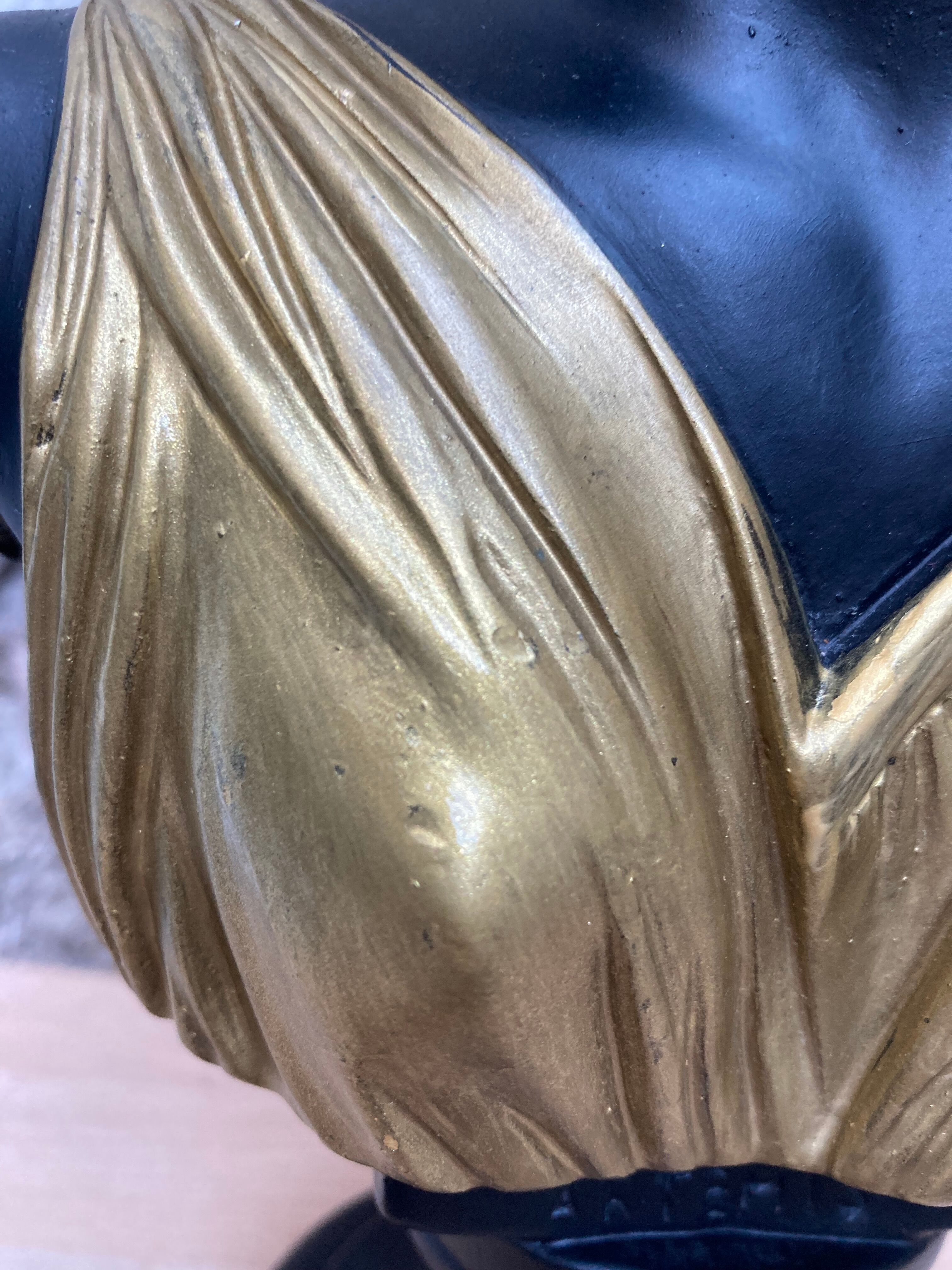 Black and gold Artemis bust