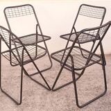 Four metal garden chairs Ikéa 80