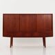 Buffet haut en teck, design danois, années 1960, designer : EW Bach