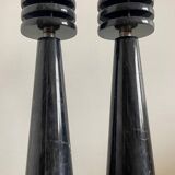 Pair of marble lamps 1980.