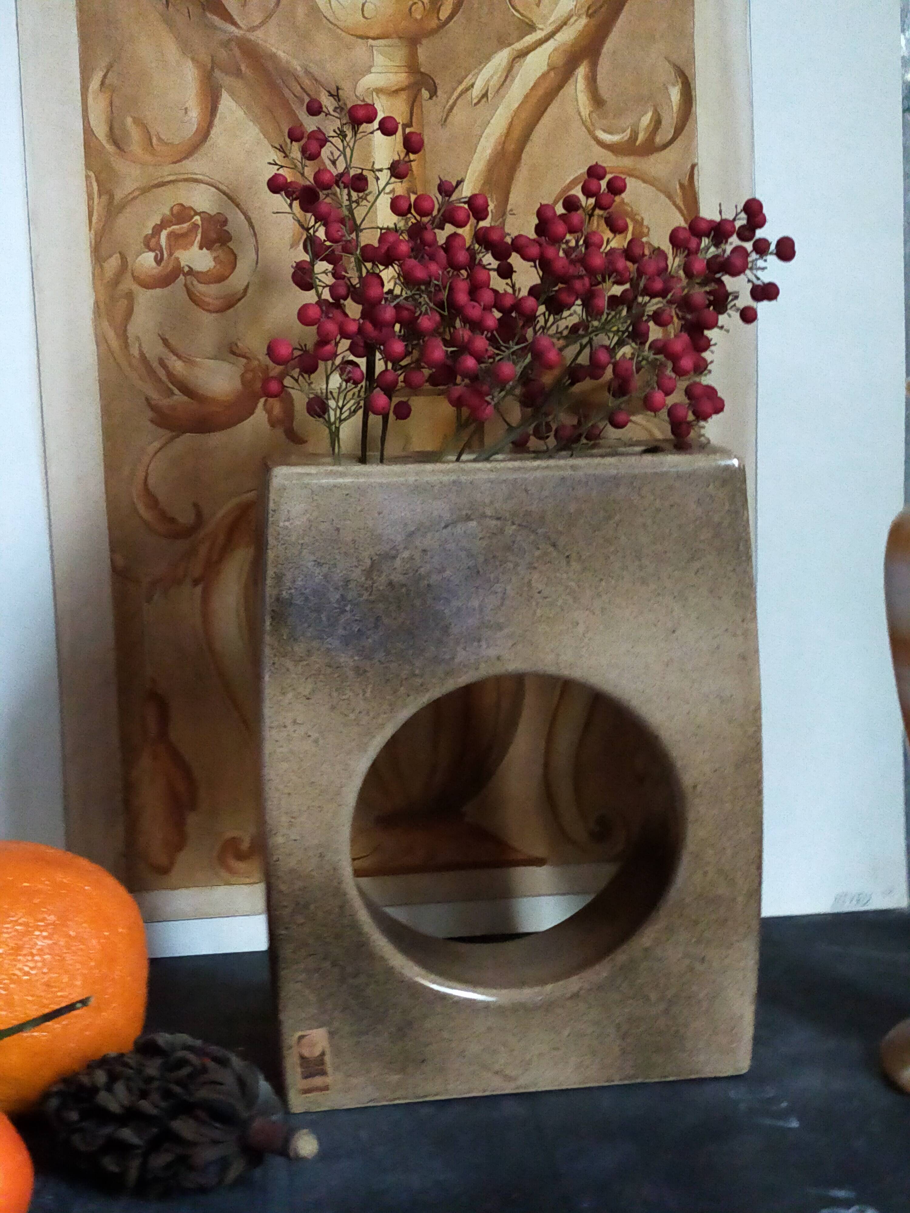 Vintage ceramic vase cera sapa, cayla france