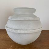 Vase Scavo, Murano, blanc, circa 1980