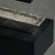 Rectangular moulded concrete planter, French Art Deco, 1940s
