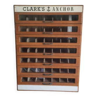 Antique locker haberdashery trade furniture