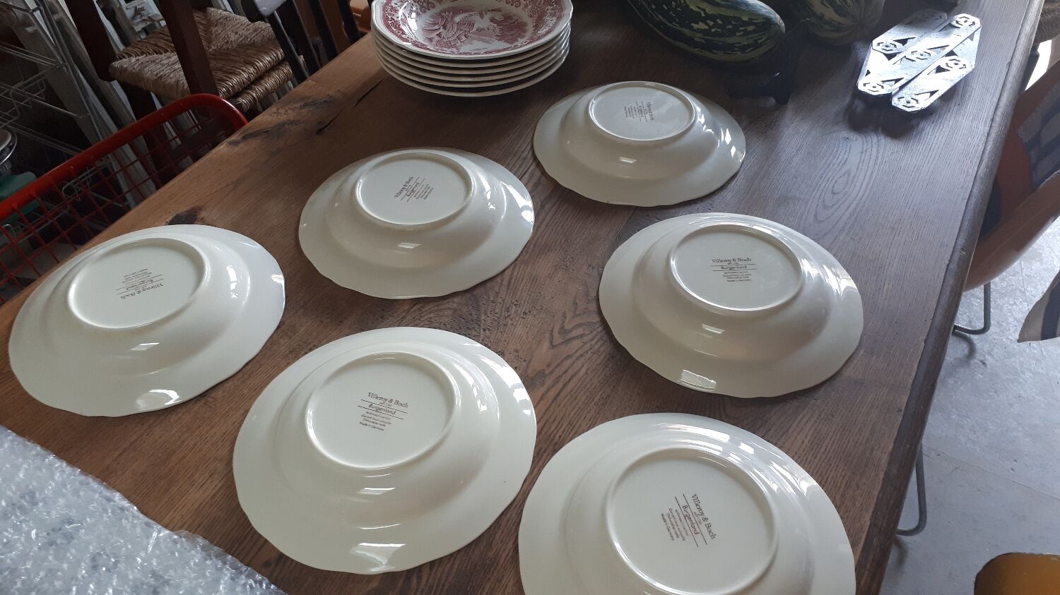 Burgenland pink soup plate series