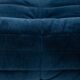 Canapé trois places Togo en tissu bleu foncé par Michel Ducaroy pour Ligne Roset