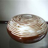 Vase design en pâte de verre