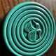 Art Deco trivet in green glazed earthenware - Saint Clément