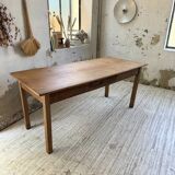 Table de ferme en cerisier