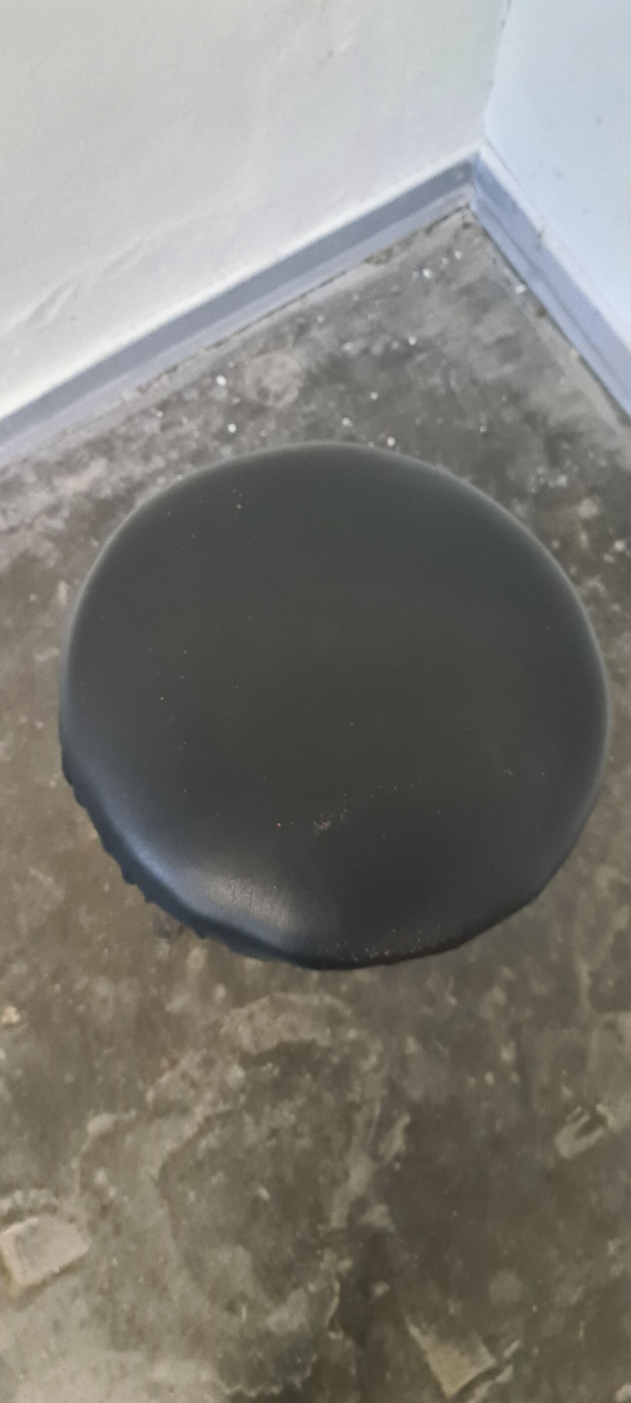 Vintage metal industrial stool