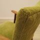 Green armchair, Danish design, 1960s, made in Denmark