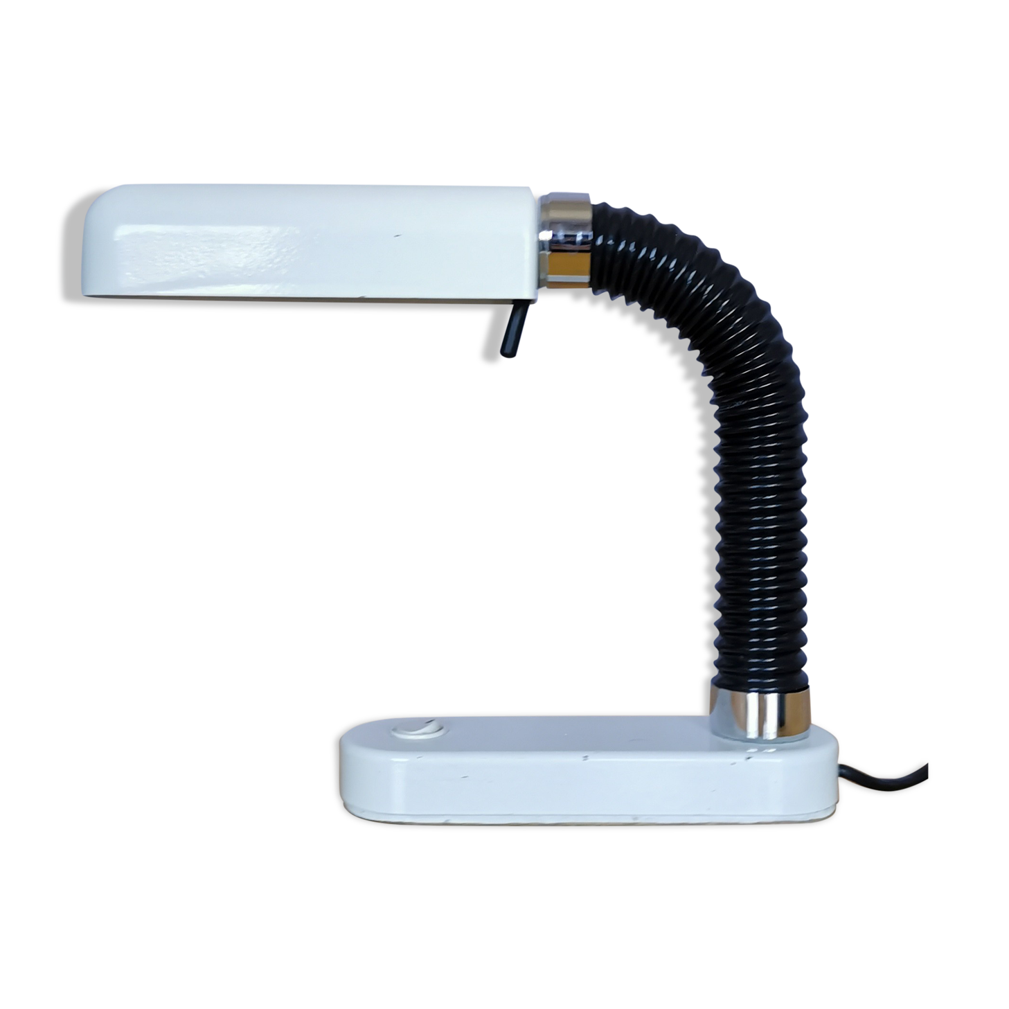 Flexible and adjustable lamp lacquered brass, 1970