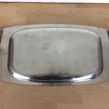 Plat scandinave inox et teck