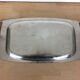 Plat scandinave inox et teck