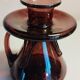 Biot bubbled glass candle holder