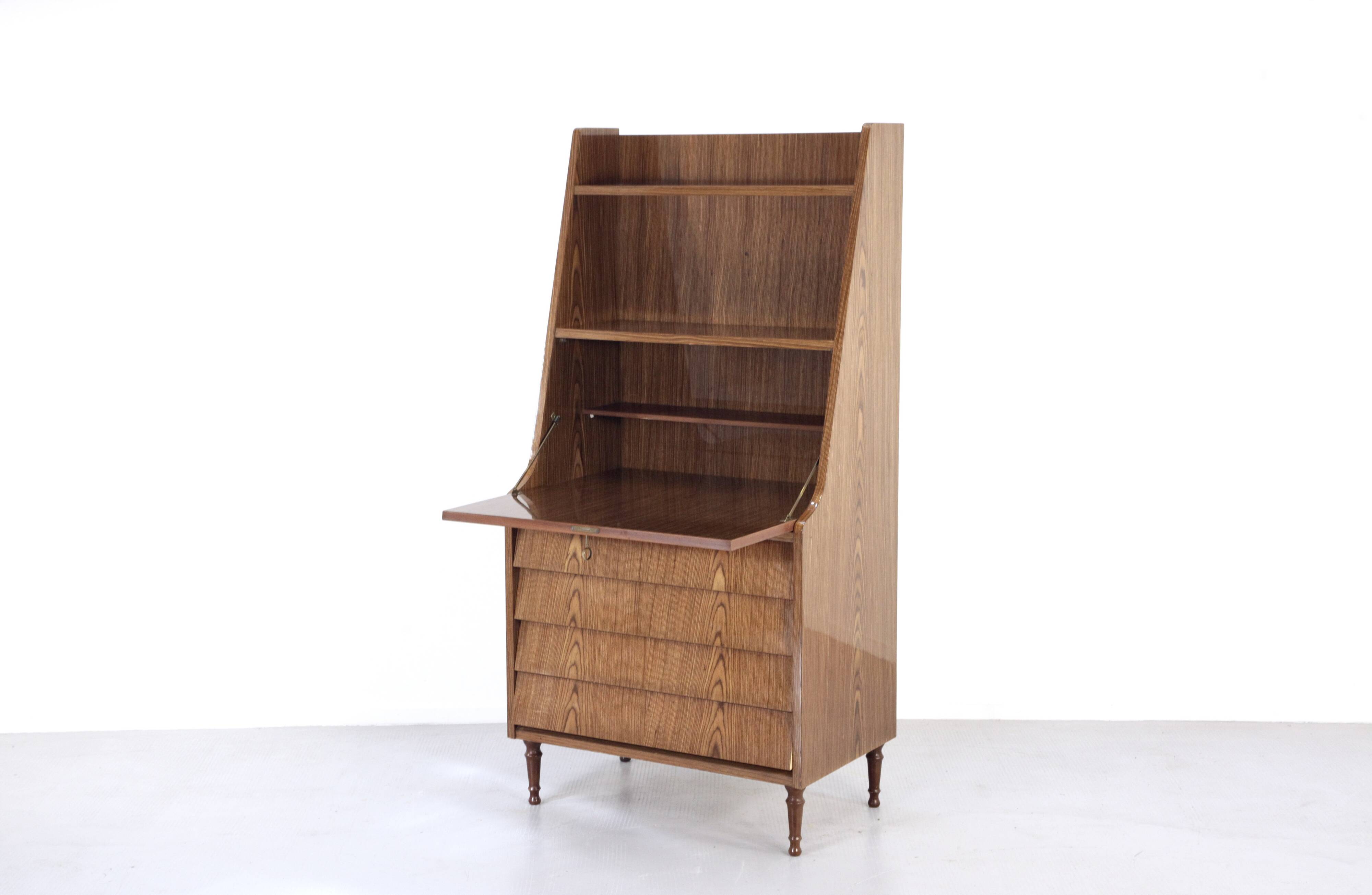 Midcentury italian bureau in teak