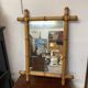 Old bamboo mirror early 20th century to hang