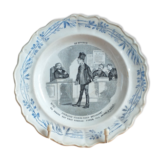 Creil and Montereau talking plate