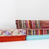Roche Bobois Mah Jong sofa Missoni fabric design by Hans Hopfer , set of 14