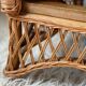 Commode vintage en rotin