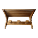 coat rack with hat rack in solid wood