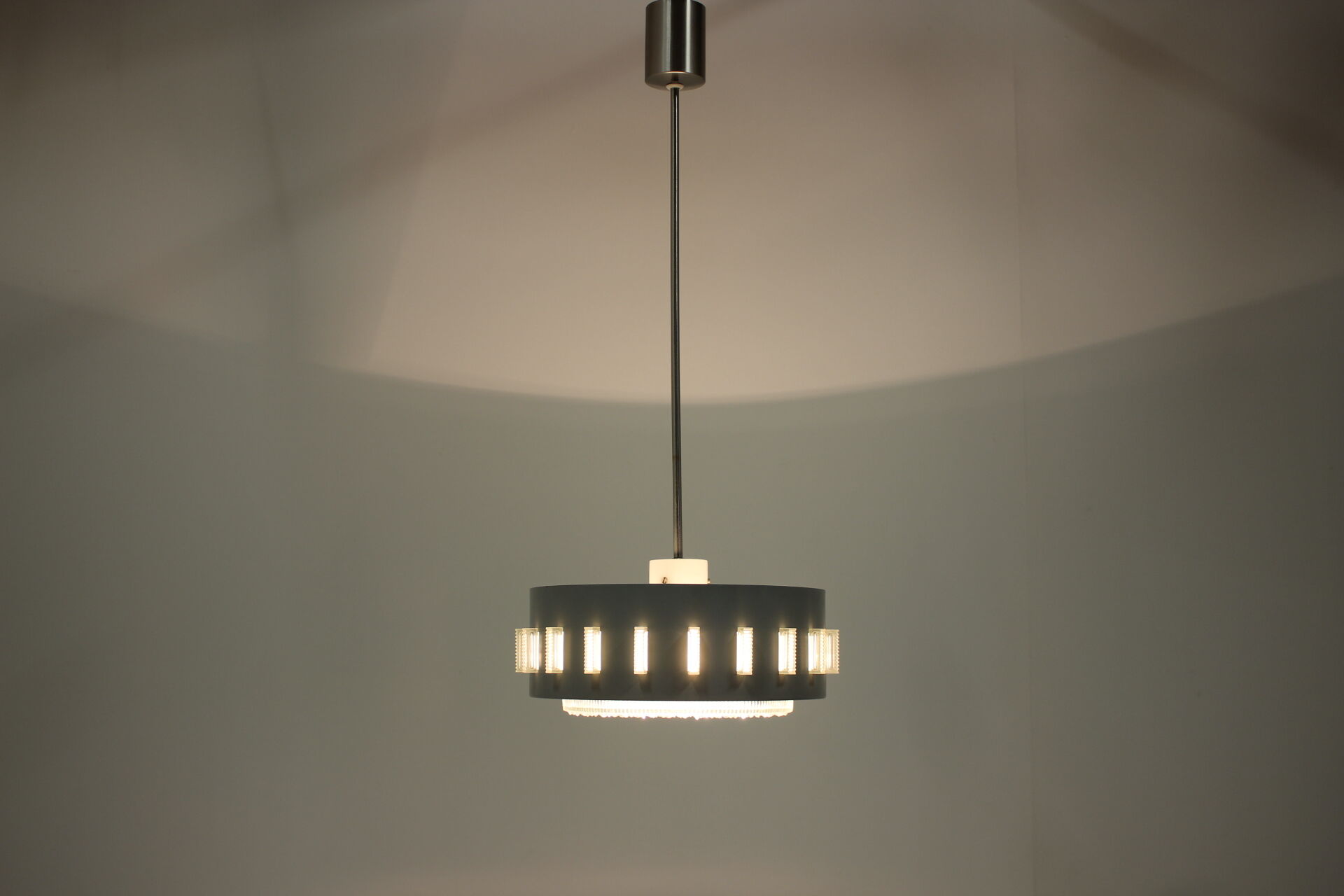 Grey hanging lamp, 1960‘s